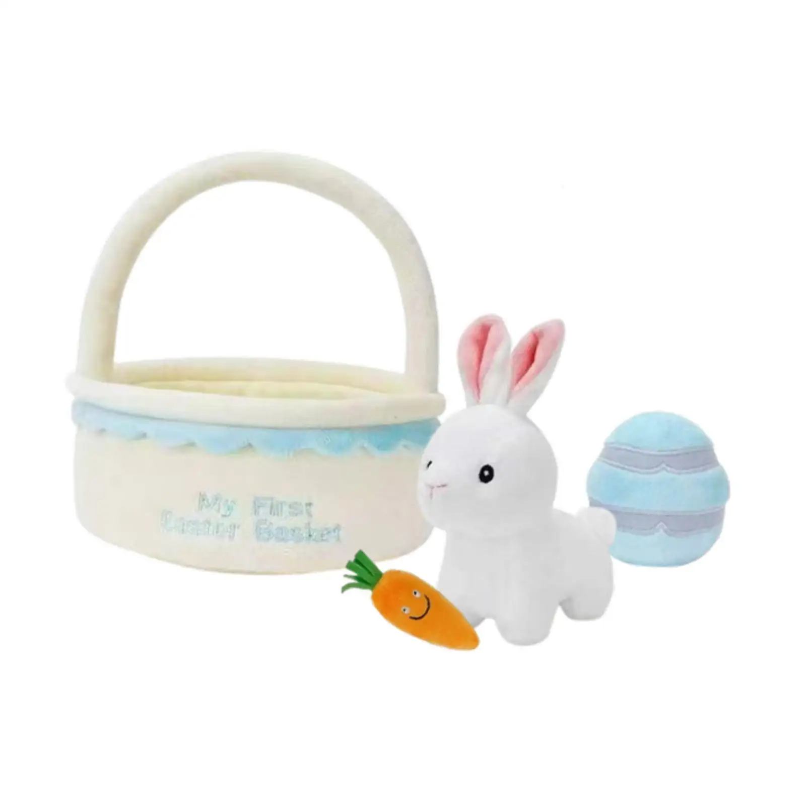 Easter Bunny Carrot Toy Set Adorable Scene Layout Festival Gift Party Favors