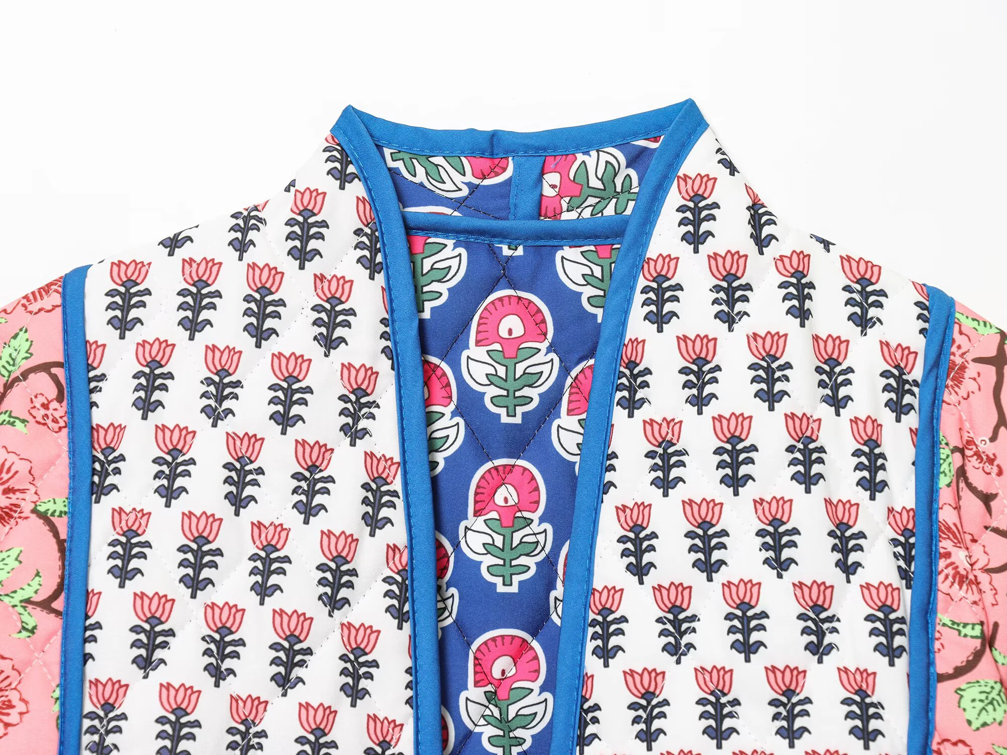 ZERAINS ملابس نسائية شتوية جديدة غير رسمية متعددة الاستخدامات من القطن المطبوع على الوجهين #5