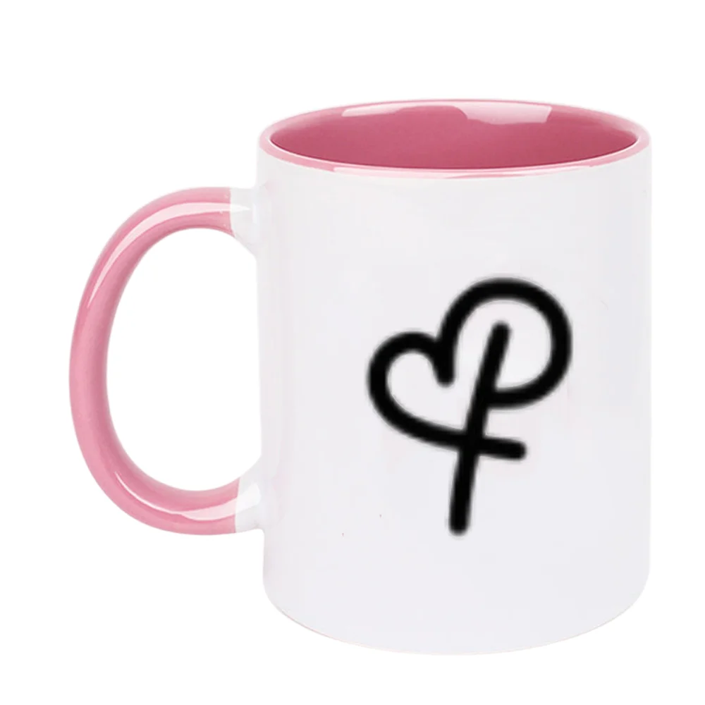 11oz Ceramic Coffee Mug with Heart and Female Symbol Design Perfect for Valentine's Day Birthday Mother’s Day Home Use and Holid