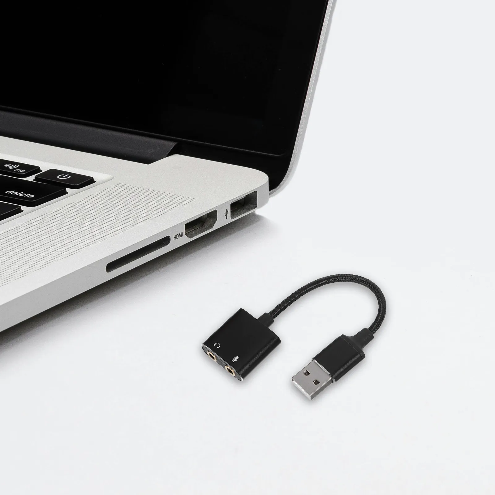Audio Input Converter External Sound Adapter Output Interface USB Card Headphone