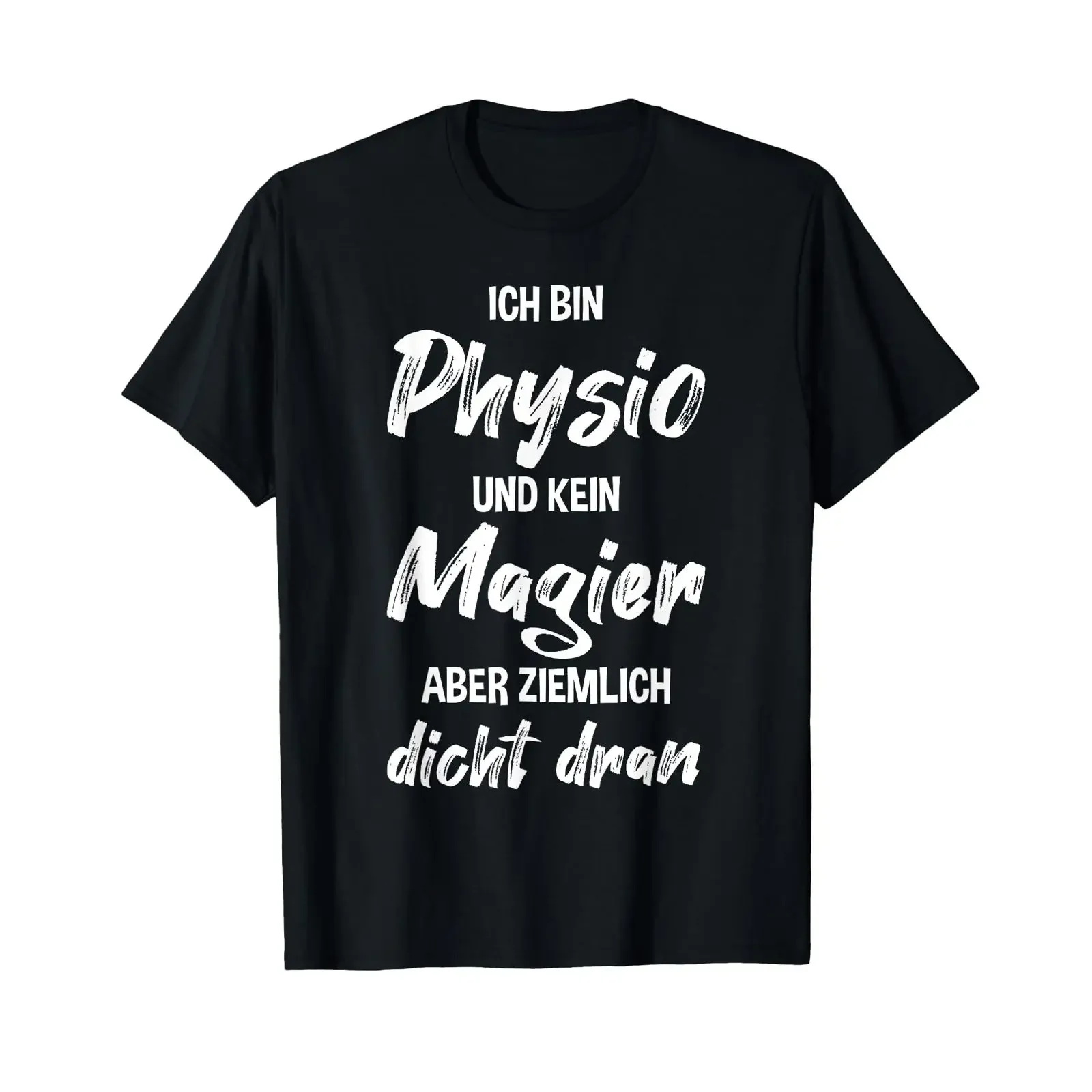 Men's Magician Physiotherapist Physiotherapy Physio T Shirt black vintage Washed Slightly Breathable Unisex streetwear fashion