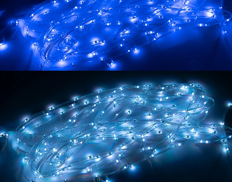 5V 12V WS2811 WS2812 3PIN Clear Lense LED String Lights Dream Color RGBIC Addressable Individually Fairy Seed Pixels Light