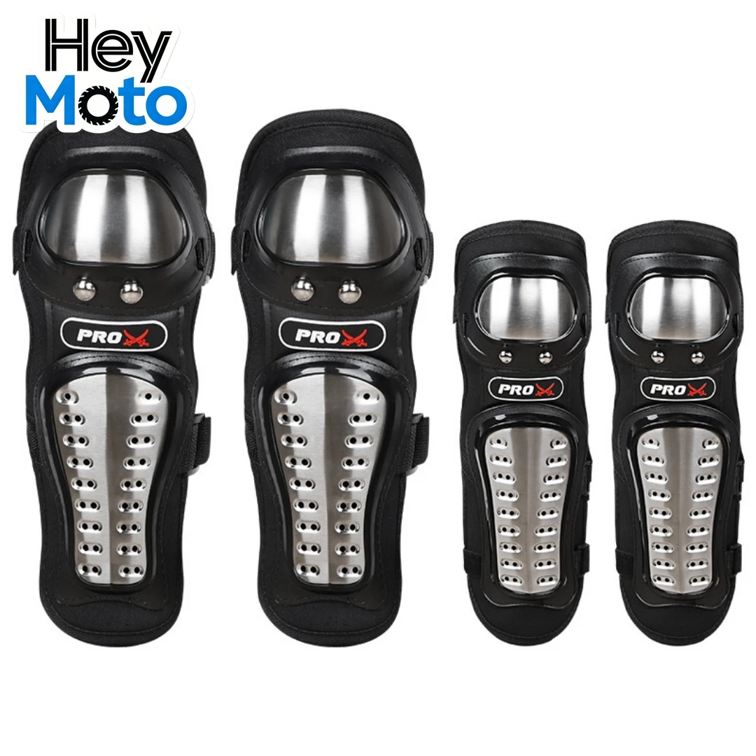 

Motorcycle Kneepad Stainless Steel Anti-drop Moto Elbow Knee Pads Motorcycle Riding Protective Gear Motocross Racing Protective
