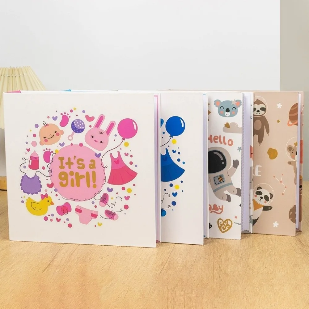 New 6 Inch 200 Pockets Photo Album Laminated Large Capacity Slip-in Picture Albums Insert Pocket Photo Storage Family Memory
