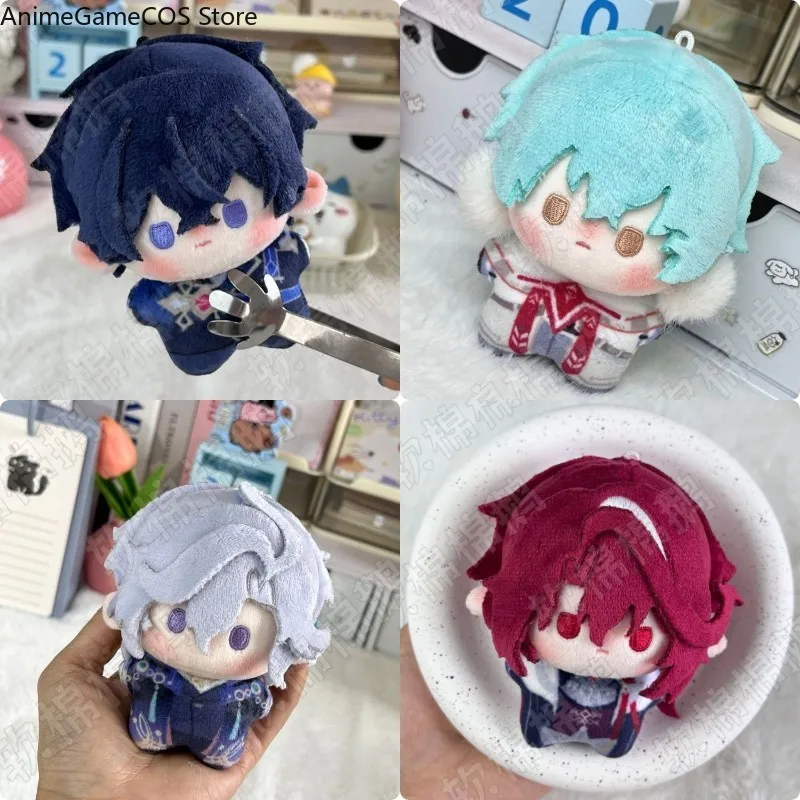 Anime Genshin Impact Noy Valeriy Mitya Alyosha Kawaii Plush Doll Stuffed Toys Cotton Figure Pendant Birthday Gift Xmas Cosplay