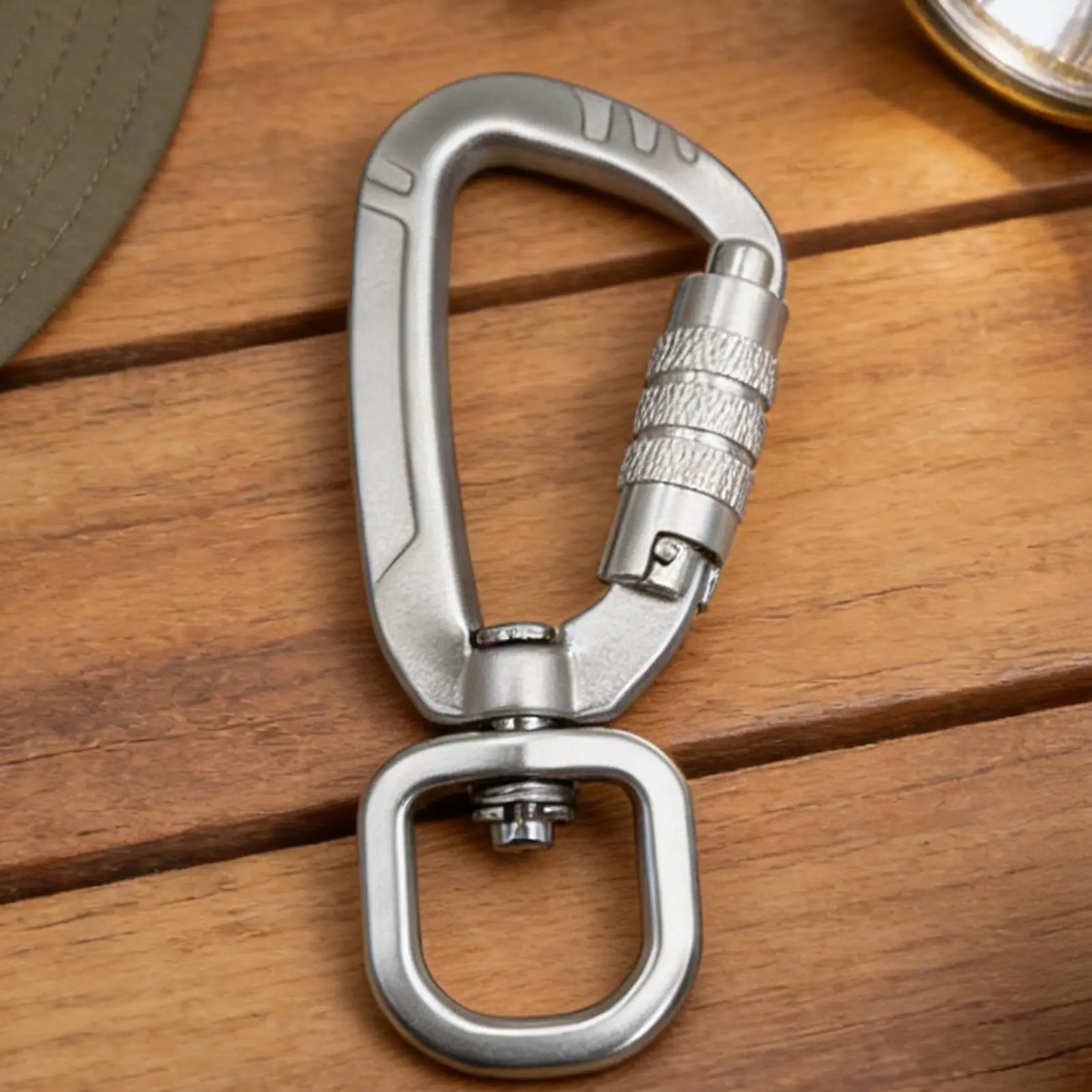 

Aluminum Alloy Carabiner D-Ring Key Chain Clip Camping Keyring Hook Outdoor Travel Climbing Camping Backpacking Fishing
