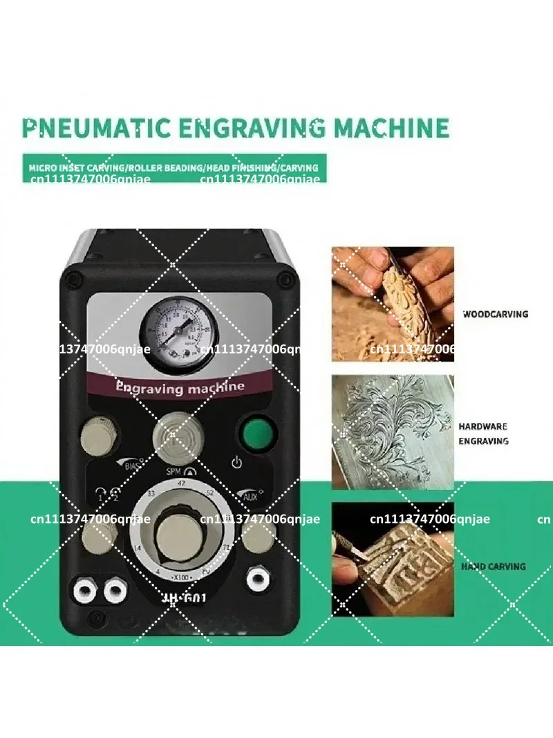 Jewelry Engraving Machine Pneumatic Double Head Engraving Tool Gold Silver Jewellery Crafts Making Quick Engraver Device
