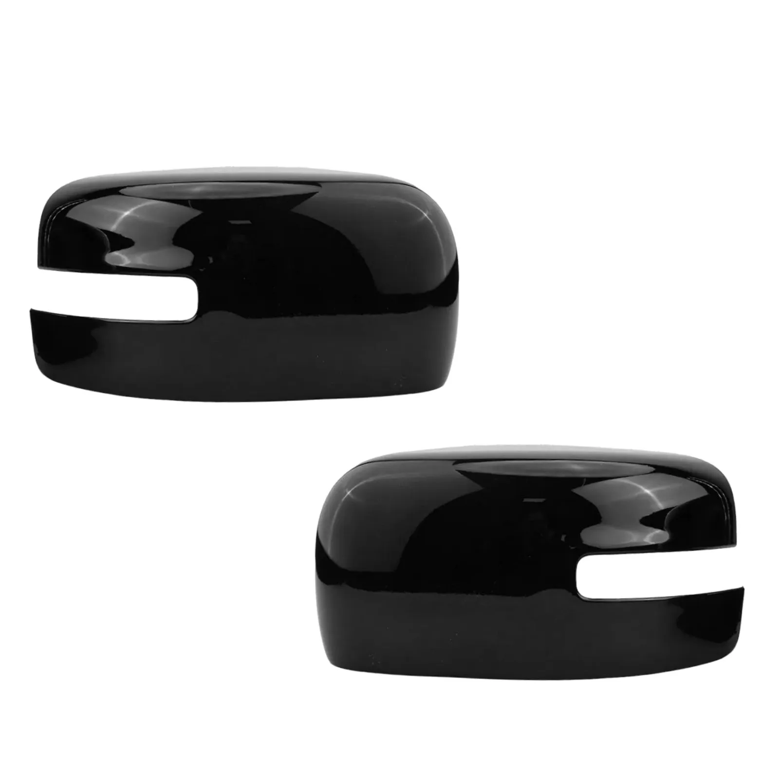 1 Pair Wing Mirror Cover Black Abs New Wing Mirror Cover Replacement For Jeep For Renegade 2015-2022 Car Accessories