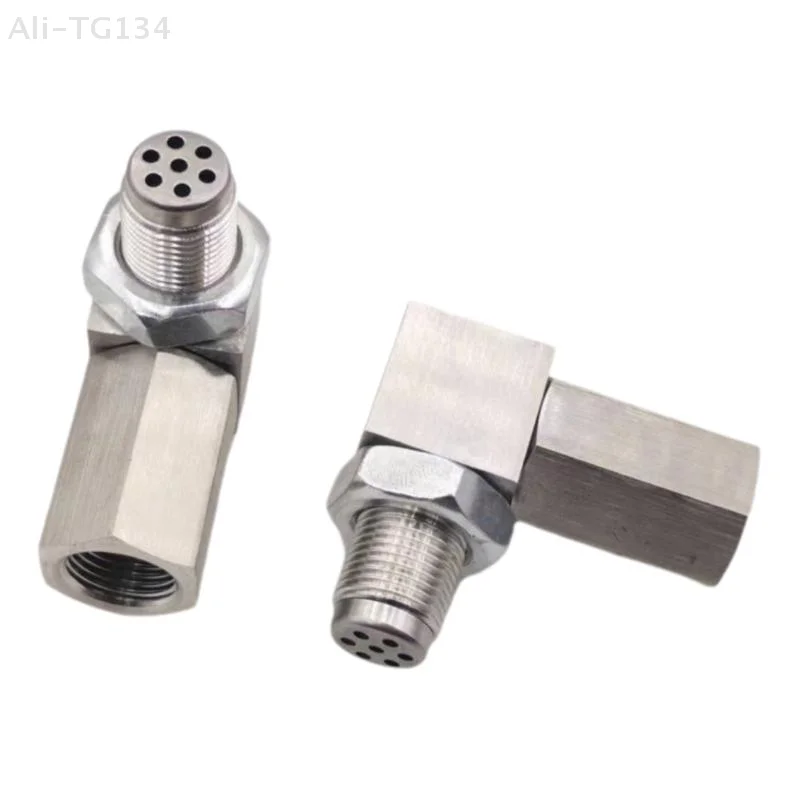 Car Oxygen Sensor Adapter Connector, Auto Modification Accessories, 90 Degree, M18, 1Pc