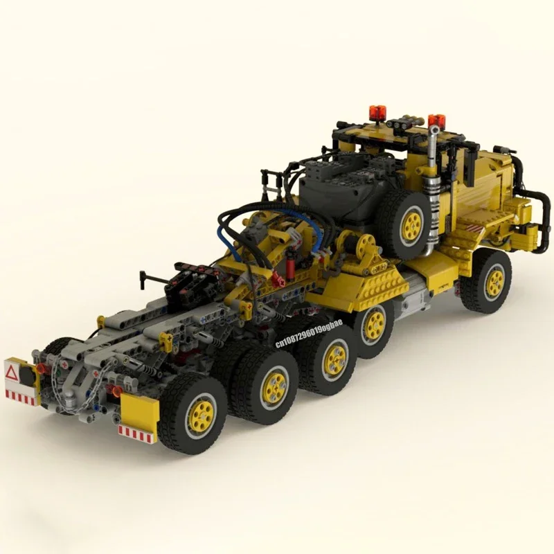 جديد 2203 قطعة MOC Oshkosing M911 المعدات الثقيلة نقل شاحنة جرار مقطورة نموذج لتقوم بها بنفسك فكرة إبداعية لعبة تجميع لغز هدية