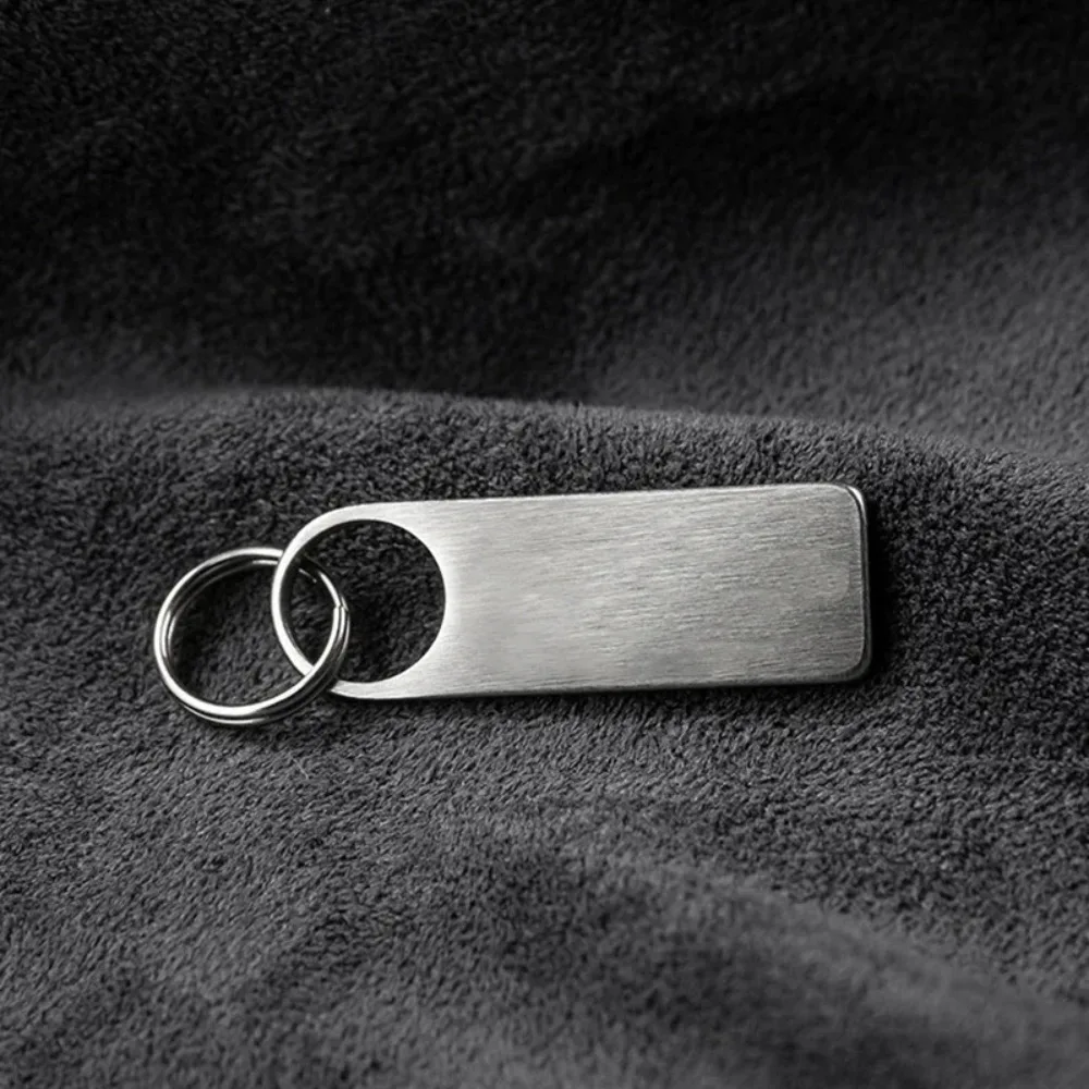 Personalized Stainless Steel Mini Keychain, Custom Name