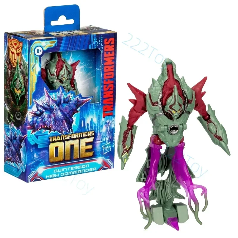 New Transformers Origin Movie 8 Prime Changers Deluxe Class Quintesson High Commander Action Figure Robot Toys Classic Hobbies