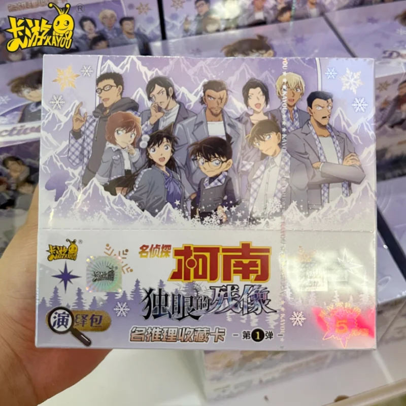 

Оригинальный комплект для исследования карт Kayou Detective Conan, одноглазый после изображения, том 1, анимация, коллекция игр с героями мультфильмов, игрушки, подарки