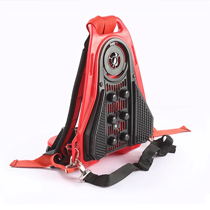 Imagem -02 - Luxo Estilo Universal Mochila para Cortador de Grama Cortador de Escova Cortador de Grama Assento de Metal Quadro Absorvente de Choque Mochila Motor Cabide