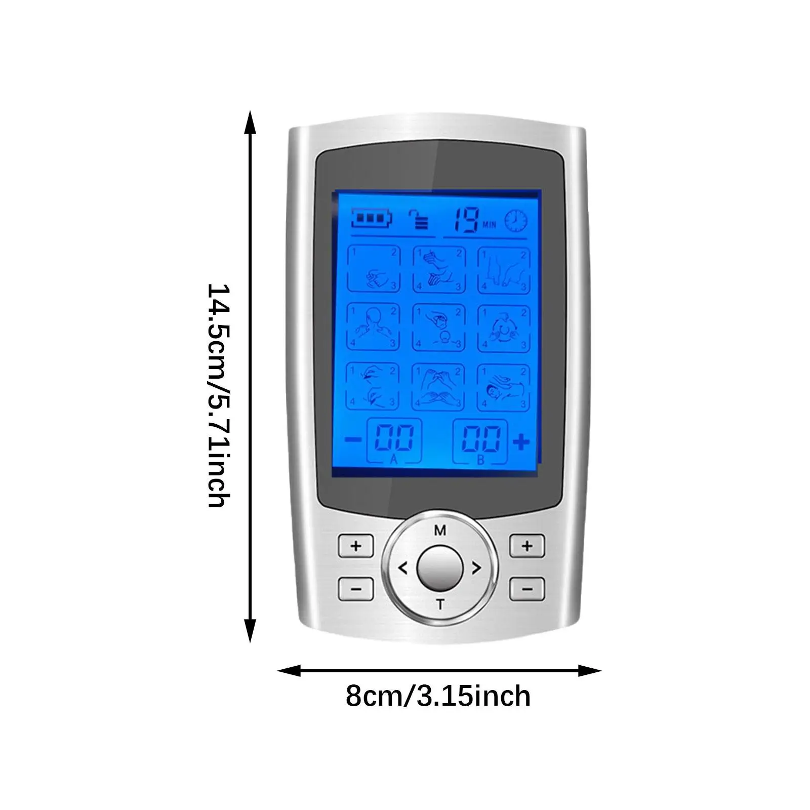 آلة تدليك الكتف مدلك إلكتروني مع الملحقات آلة تدليك الدفع نقطة الوخز مدلك ميريديان