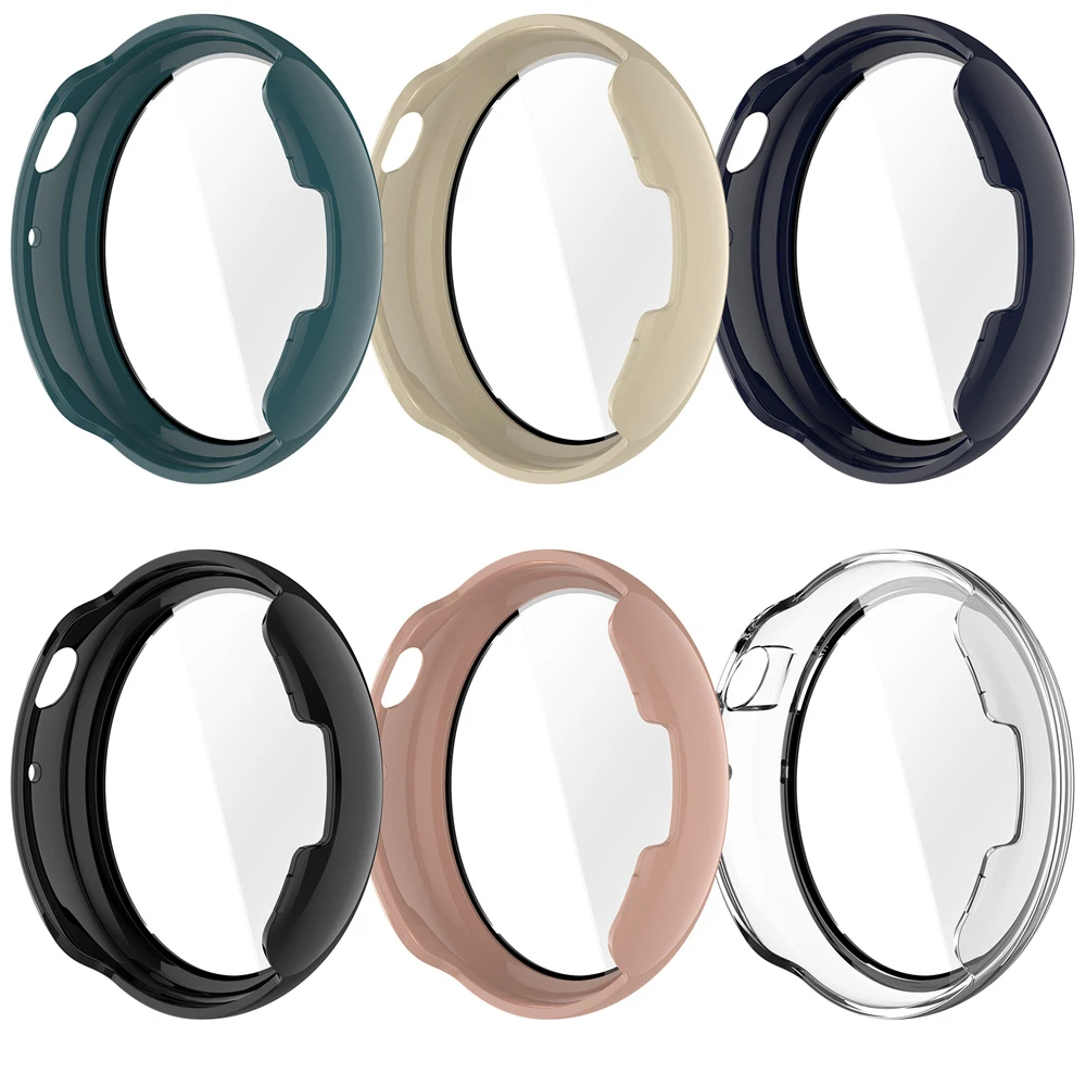 BEHUA Tempered Glass Film Case For Honor Watch Fit SmartWatch Around Screen Protector Hard PC Bumper For Huawei Honor Fit Cover