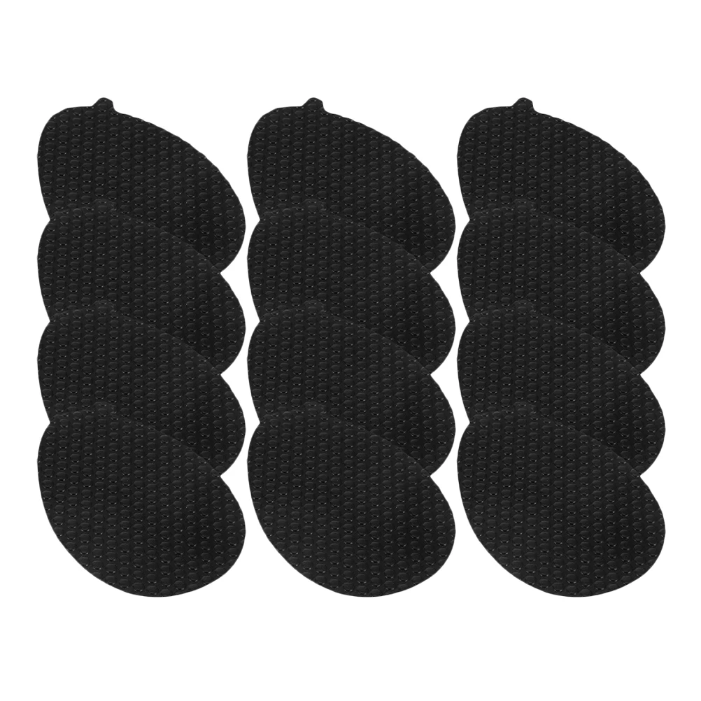 

6 Pairs Anti-Slip Shoe Pads High Heel Grips Non-Slip Protector Inserts Noise Reduction Vinyl Resin Foot Care Tool