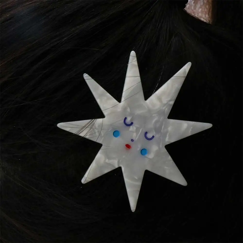 Fairy Tale Hairpins New Headwear Eggplant Star Magic Ball Korean Duckbill Clips Acetate Hair Clips Women Hairpins Mushroom