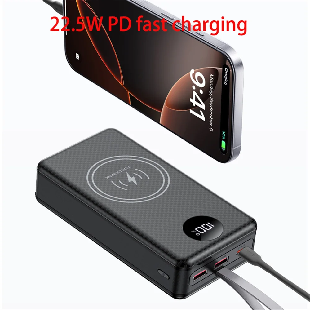 P12 12 قطعة 18650 بطارية قوة البنك حالة قذيفة DIY المزدوج USB نوع c 10 واط 22.5 واط 15 واط شحن لاسلكي البطارية غير المدرجة للهاتف #5