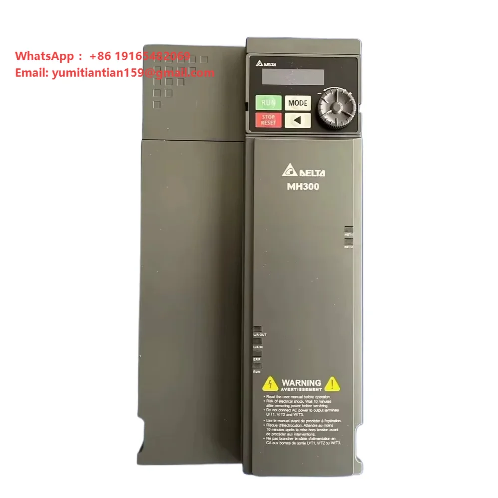 Delta MH300 Series VFD25AMH43ANSHA 3-Phase 460V 11kW 15HP High-Speed Compact Vector Control Drive VFD Inverter Motor Controller
