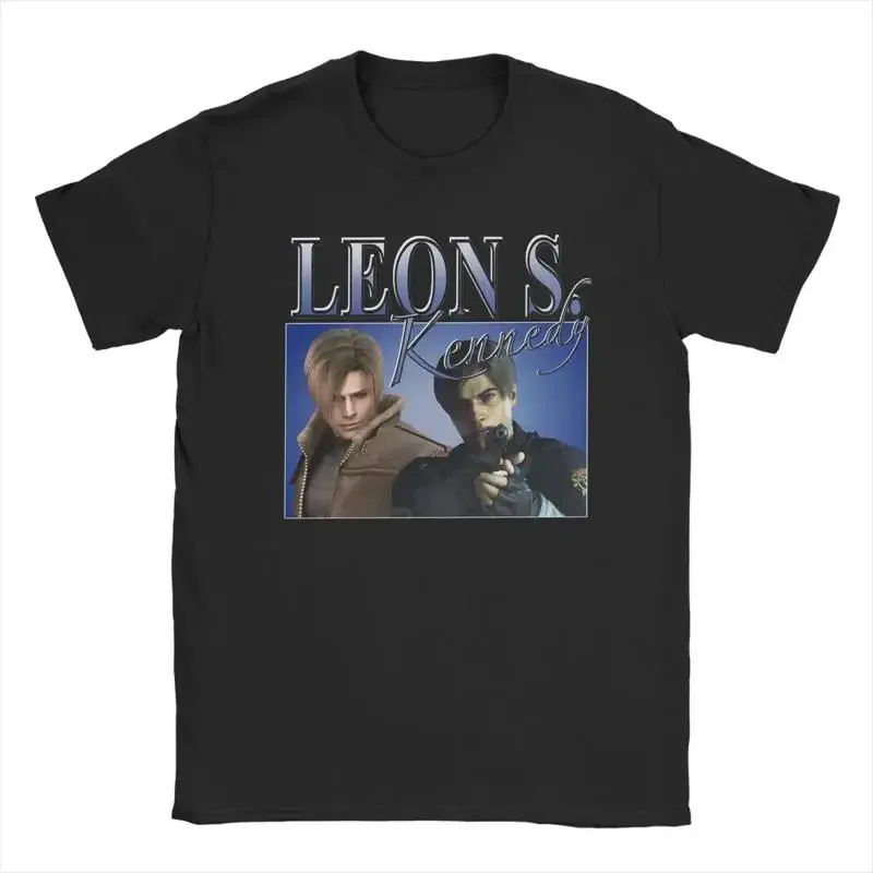 Men T Shirt Leon S Kennedy Crazy 100 Cotton Round C