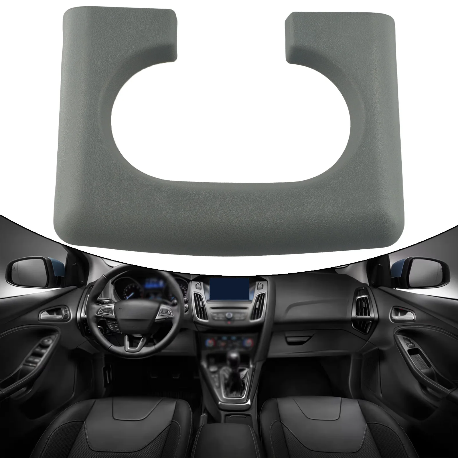 Gray Car Central Control Water Cup Holder Practical And Reliable Wear Resistant ITG ABE Practical And Reliable