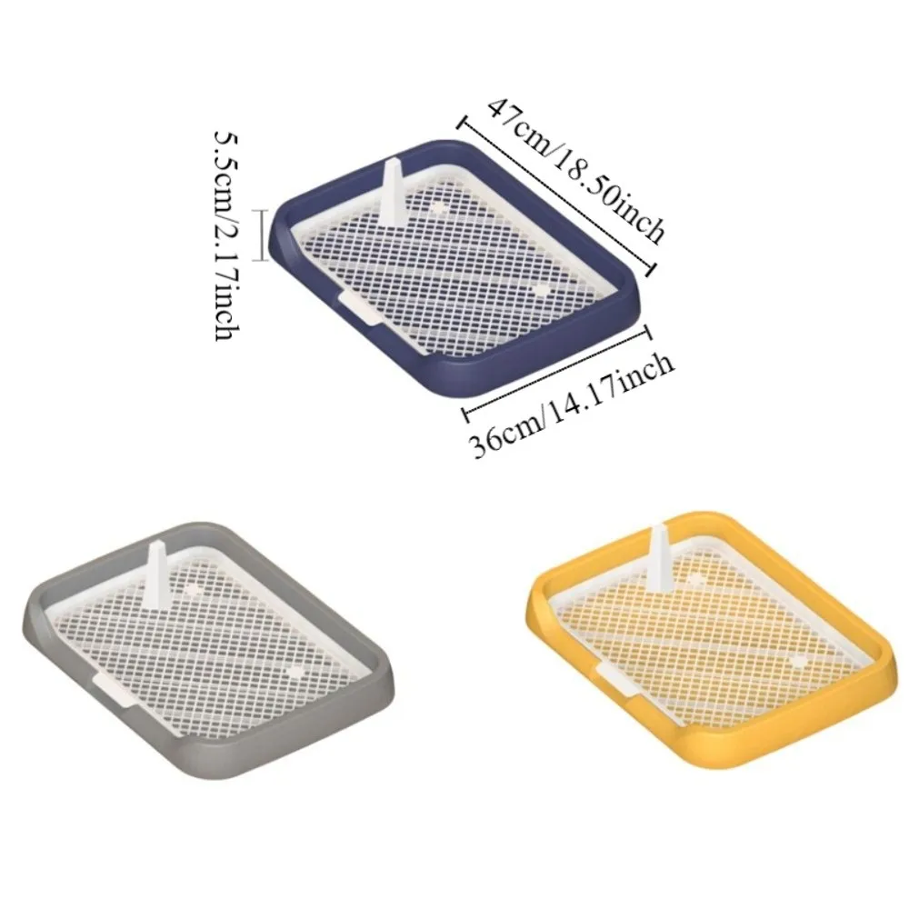 Splash-Proof Dog Training Toilet Removable Net Mesh Pet Pee Pad Holder Open Top Plastic Pet Potty Pads Training view 6