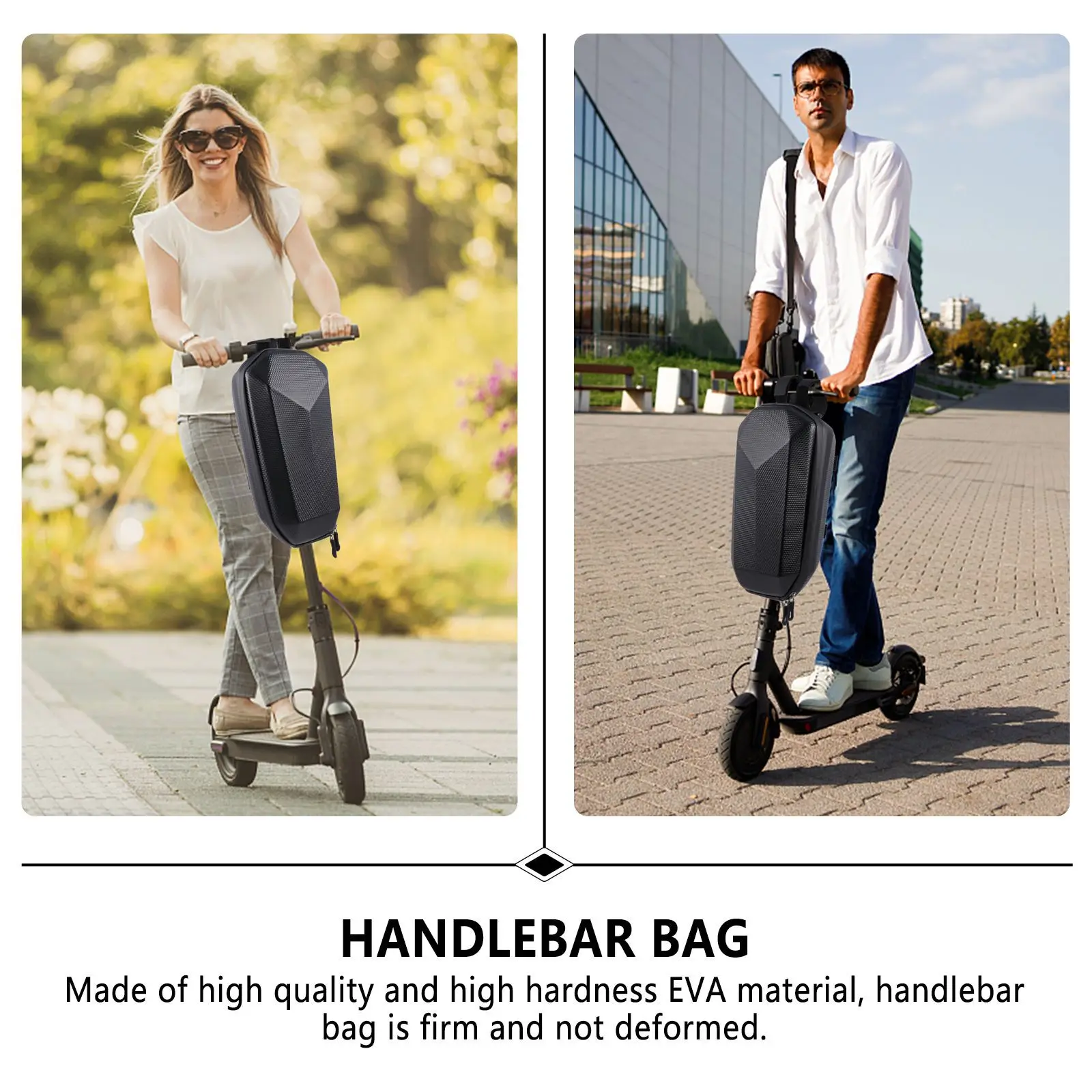 

Чехол на руль велосипеда Водонепроницаемый чехол для хранения электрического велосипеда Прочный материал Eva Гладкая конструкция на молнии Простая в установке перегородка