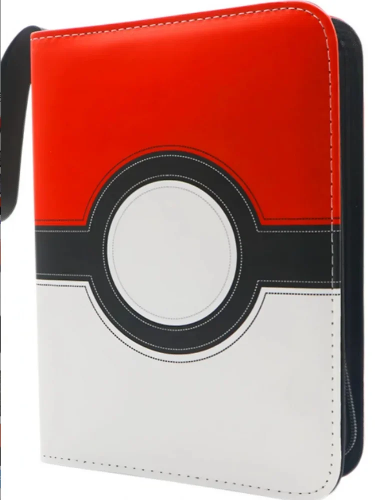 PTCG Kaartbinder Waterdicht Pu Leer Rits Album 9 Pocket 50 Pagina's 900 Kaartsleuven Voor Kaartverzamelaars Anime Fans - afbeelding 2