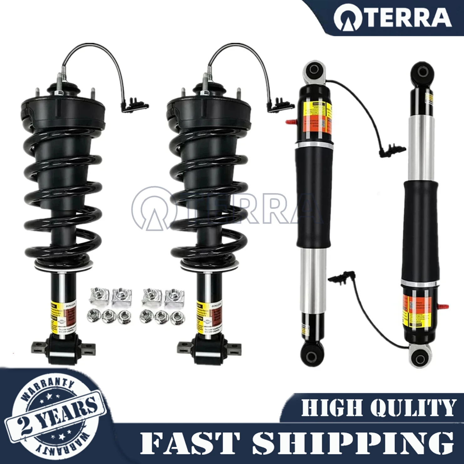 4X Fit GMC Yukon Denali Escalade Tahoe Suburban Front Rear Shock Strut Magnetic 22283446 23151123