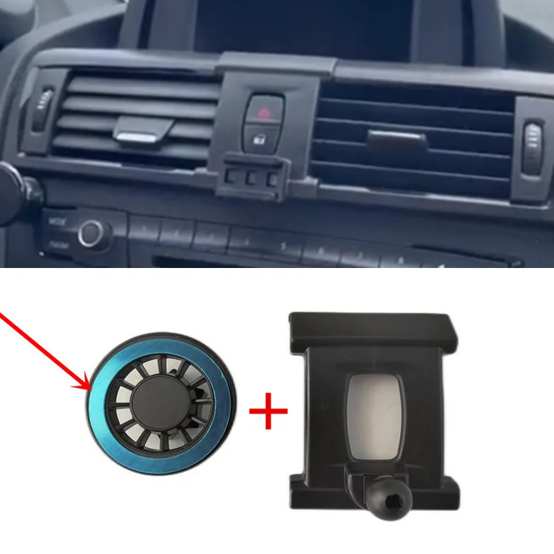 1Set Materiale plastico ABS per il periodo 2012-2018 BMW Serie 1 Supporto speciale per telefono magnetico per auto Staffa fissa Supporto mobile