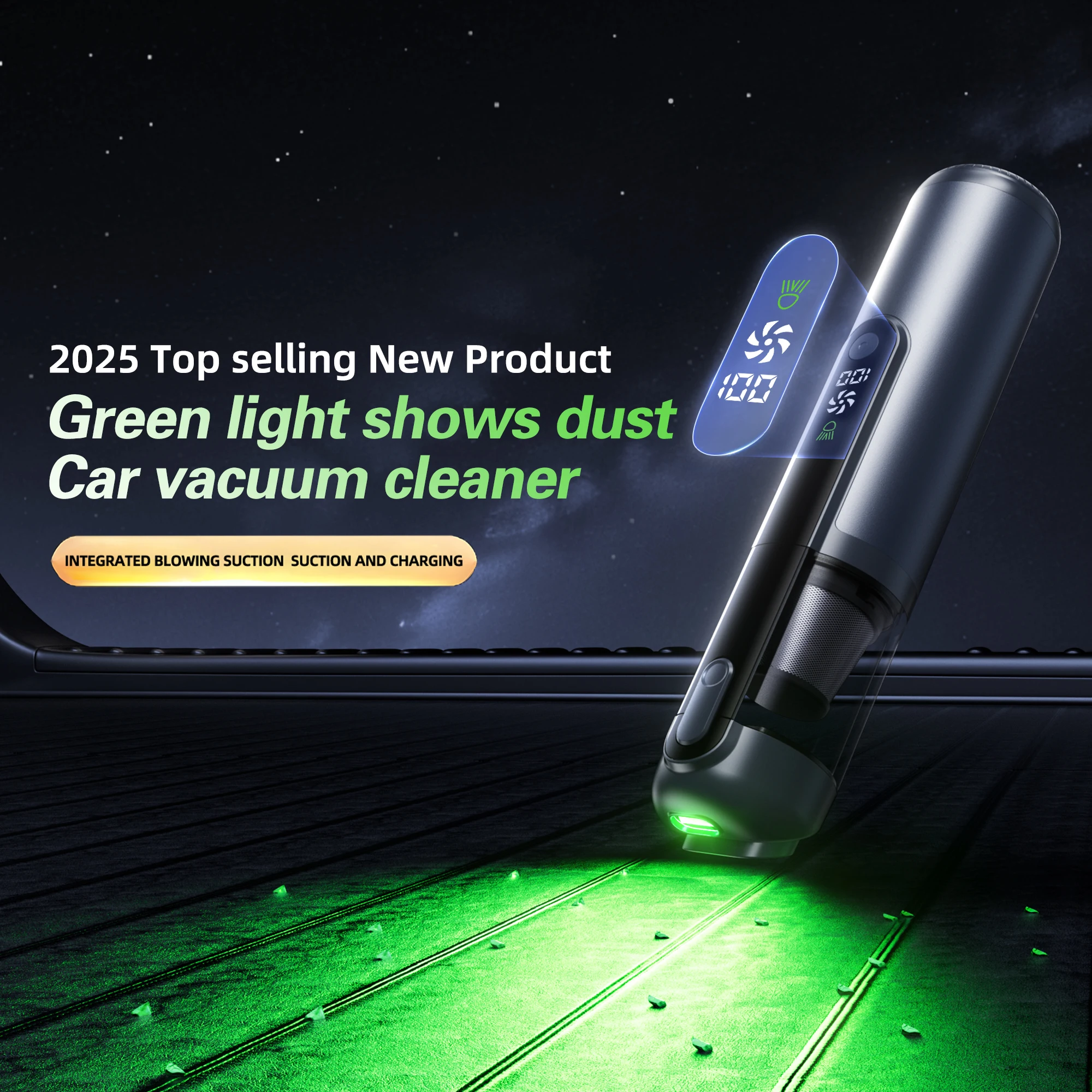 Portable Mini Cordless Powerful Air Blower Rechargeable Handheld Vacuum Cleaner Small Mini Car Vacuums Household Hotel Brushless