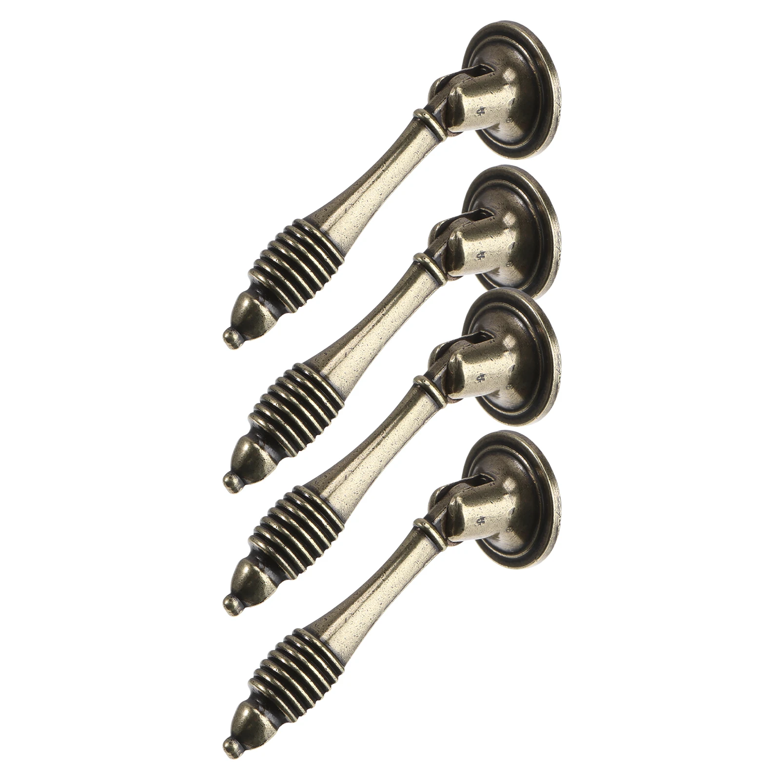 

4pcs Wardrobe Pendant Handle Durable Cabinet Knob Zinc Alloy Drawer Shoe Pull Ring Hardware Furniture Accessory Door Handle