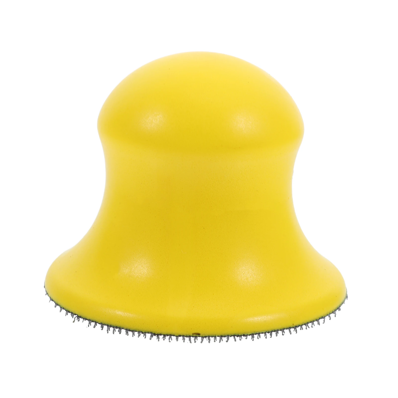 

Yellow Handmade Disk Sanding Pads Hand 3 Inch 70 Grit Manual Polishing Block Woodworking Sturdy Efficient Portable