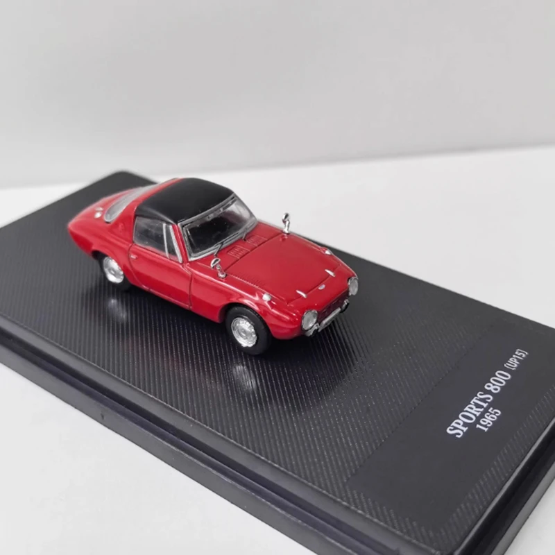 

DEA литой под давлением масштаб 1:64 SPORTS 800 UP15 1965 модель автомобиля из сплава, коллекция имитаций, сувенирное украшение, подарочный дисплей