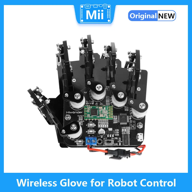 hiwonder luva sem fio open source somatossensorial luva mecanica para controle de robo 01