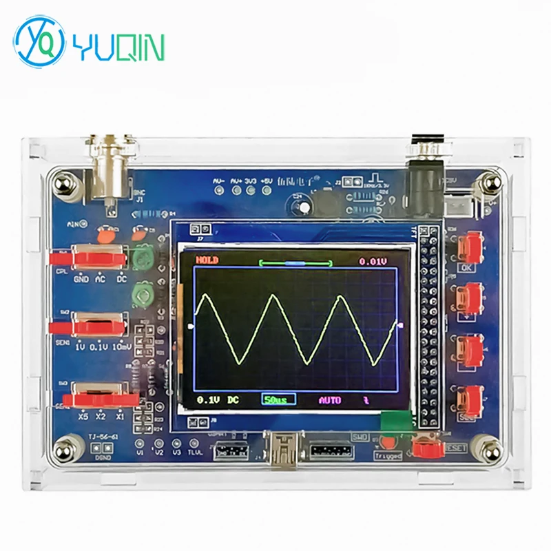 DSO138 Digital Oscilloscope Kit Electronic DIY Compatible STM32F103C8T6 Microcontroller Welding Assembly Parts