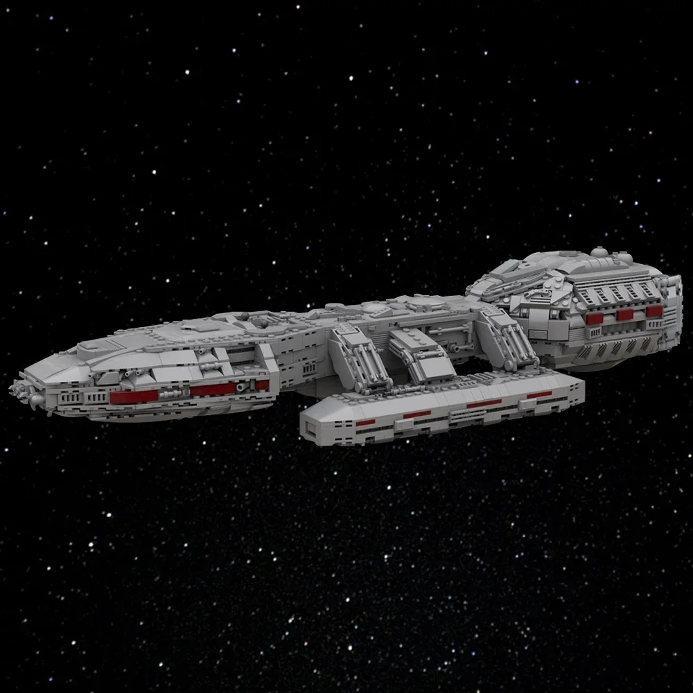 Gobricks MOC Battlestars Pegasus UCS escala bloques de construcción modelo nave espacial Galacticas ladrillos juguete ensamblado para niños regalo