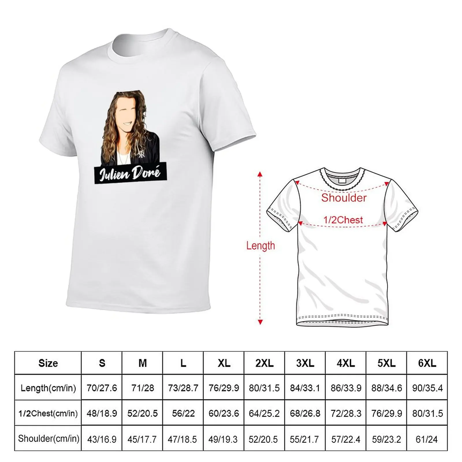 Julien Dore T-Shirt Quick Dry Light Sports T-Shirt
