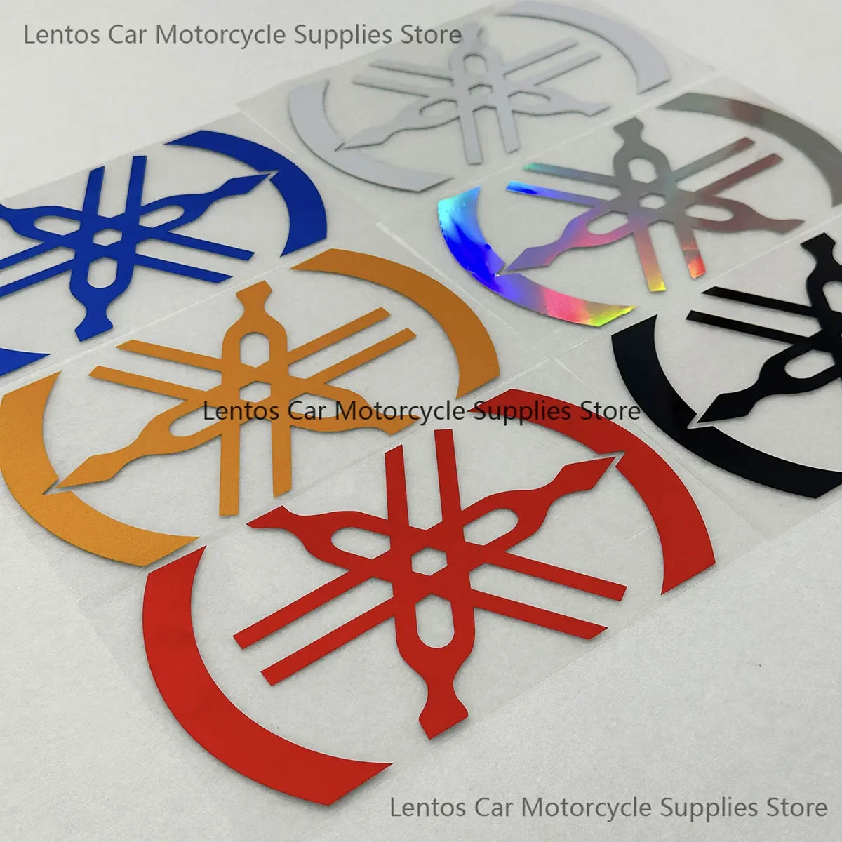 New Yamaha Laser Reflective Stickers Motorcycle Helmet Tail Box Modified Stickers Waterproof Decorative Decals