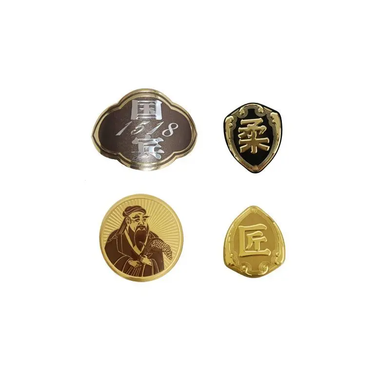 Custom. High-Grade Metal Sticker Label Customized Nameplate Label White Wine Label Perfume Label