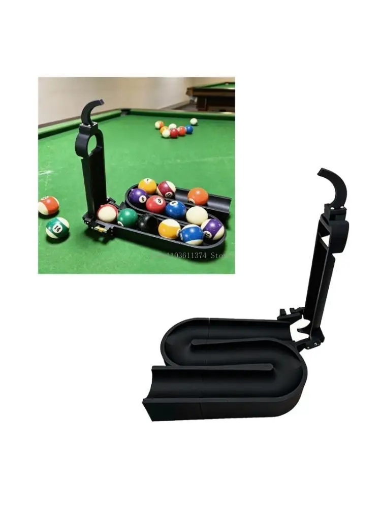 Small Plastic Billiard Ball Rack Holds 15 Balls For Personal Practice meetings