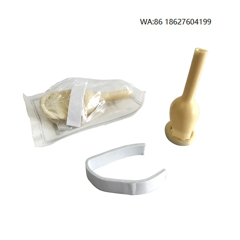 Medical Disposable 100 Natural Latex Male External Urinary Condom Catheter Sterile