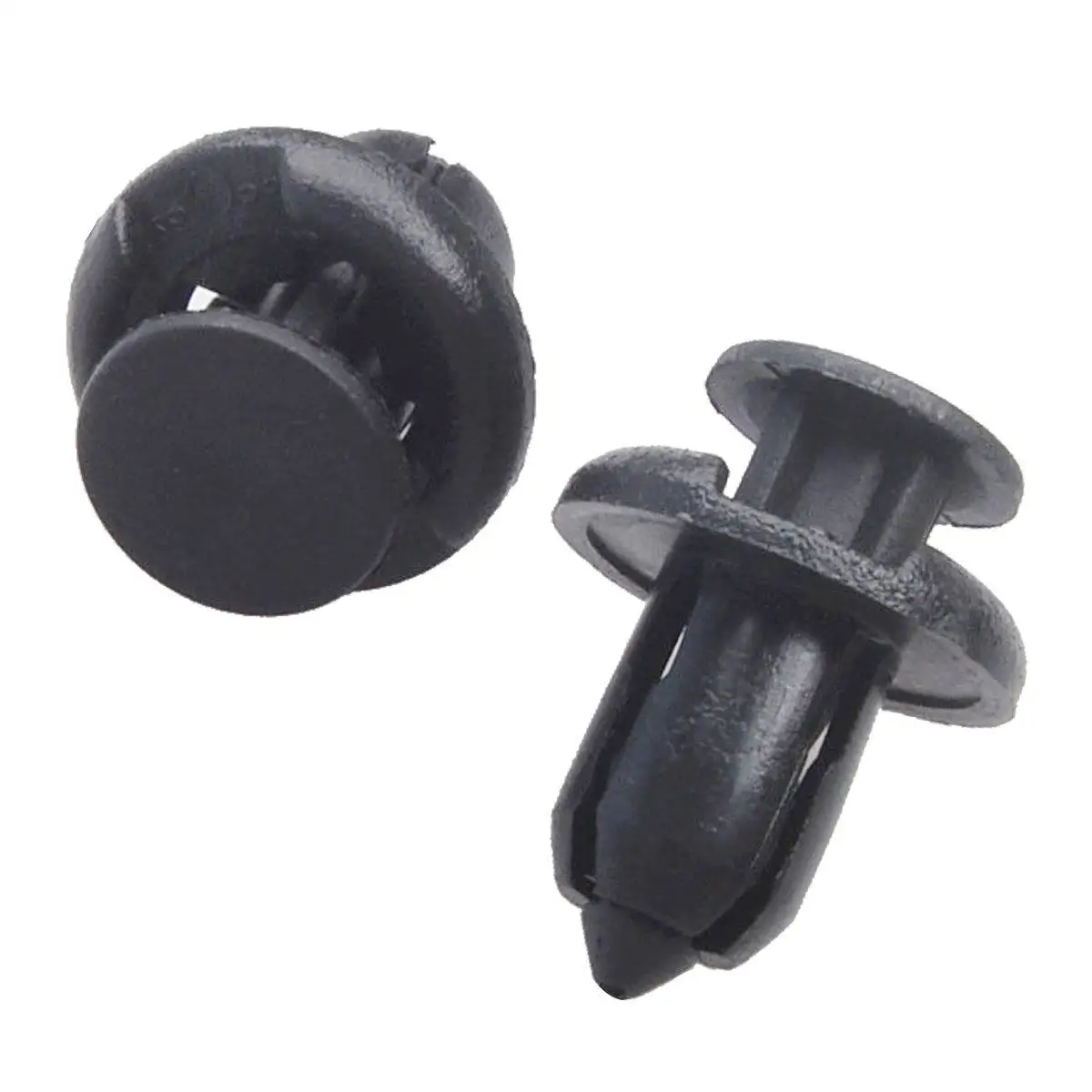 80Pcs Mud Flap Retainer Clips Radiator Yoke Bumper Shield Fastener for Polyformaldehyde Push Type Super Strong 10Mm