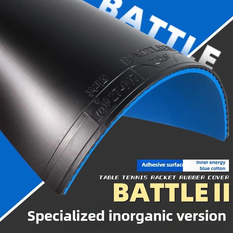 729 معركة الصداقة 2 نقاط مطاطية خاصة لتنس الطاولة مع إسفنجة زرقاء/حمراء معززة اللزوجة بينج بونج المطاطية