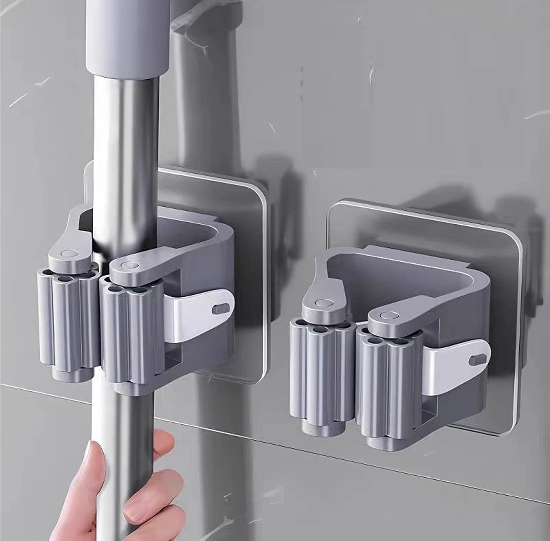 Sweeping Brush Hook No-Punch Storage Organizer Broom Holder Lightweight Mop Holder For Storage Kitchen Home - Image 5