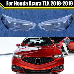 For Honda Acura TLX 2018 2019 Car Front Headlight Cover Auto Headlamp Transparent Lampcover Auto Lens Clear Lampshade Case