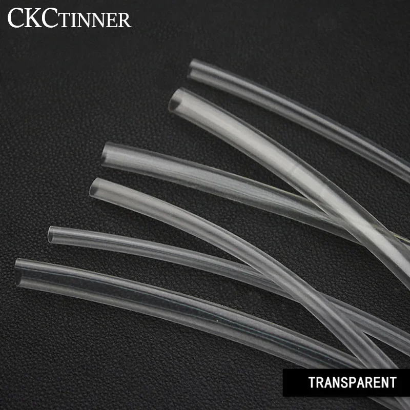 5M/LOT 2:1 transparent heat tube 1mm~10mm Polyolefin Heat Shrink Tube Cable Sleeves Wrap Wire heat shrink tube Connector