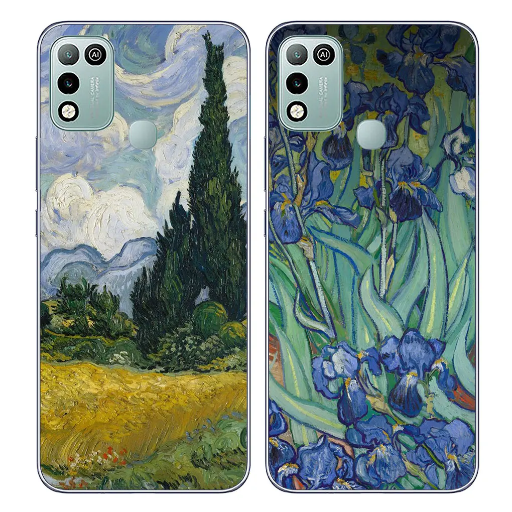 Starry Night Van Gogh Sky Art Cover custodia per telefono per Motorola Moto G13 G14 G53 G54 G62 G72 G82 G84 E13 E20 G42 G32 G23 G22 Case