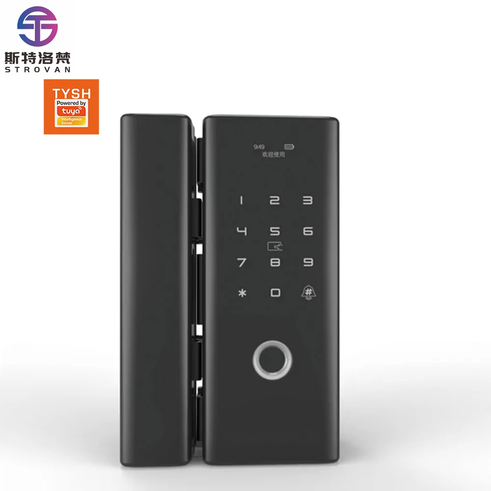 

STLF Smart Home Appliance Digital Tuya Door Lock with Remote Control and Keypad Wood Door App Control by Phone